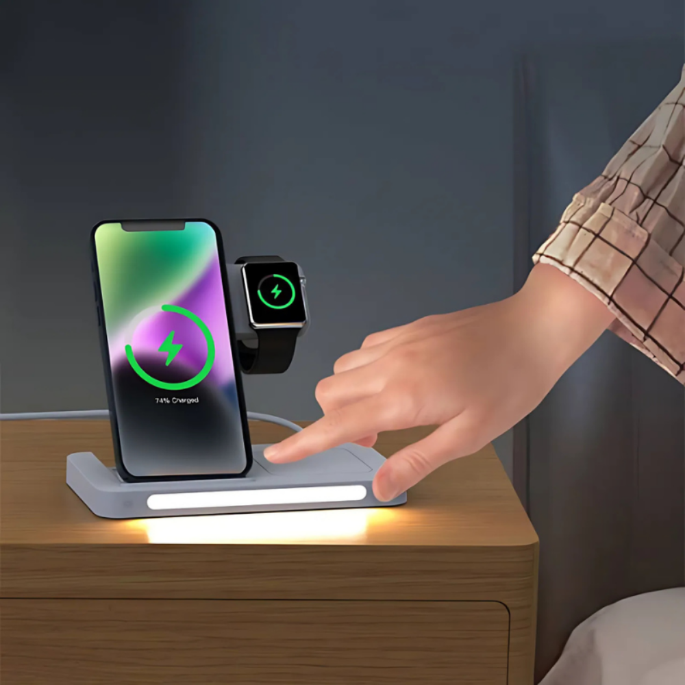 Chargeur magnétique 3 en 1