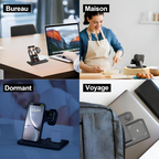 Chargeur magnétique 3 en 1