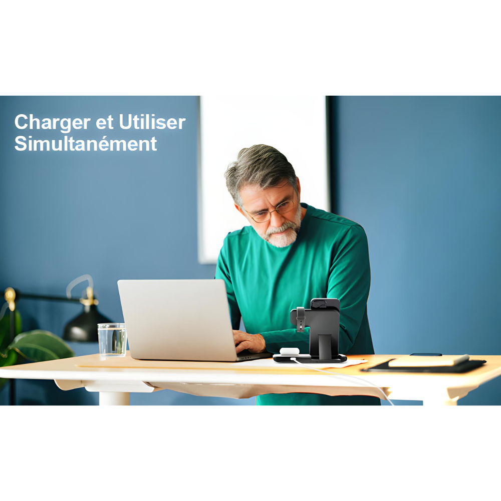 Chargeur magnétique 3 en 1